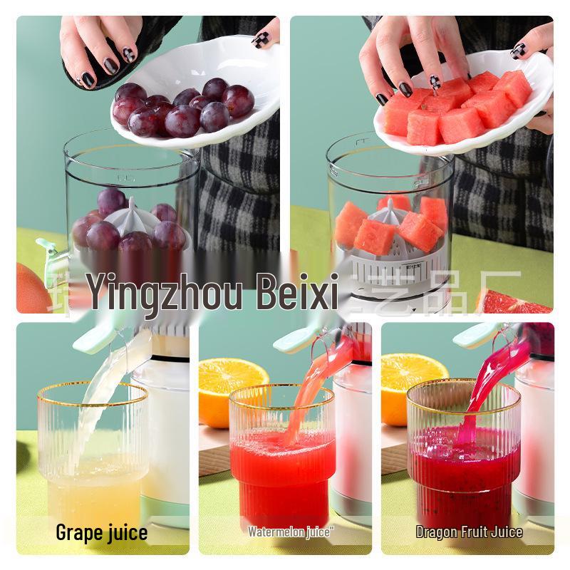 Portable USB Electric Juicer: Fast Pulp Separation for Fresh Orange Juice