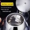 Shangqi 1L Black 304 Stainless Steel Electric Kettle
