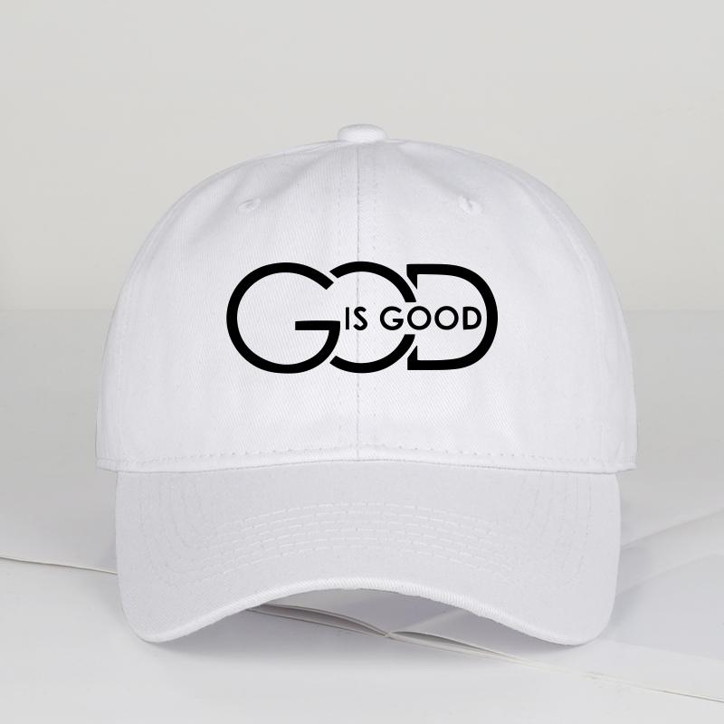 Mlfo God Is Good Printed Soft-Top Baseball Cap Spring/Summer Baseball Cap Outdoor Sun Protection Hat, Fishing Hat Unisex