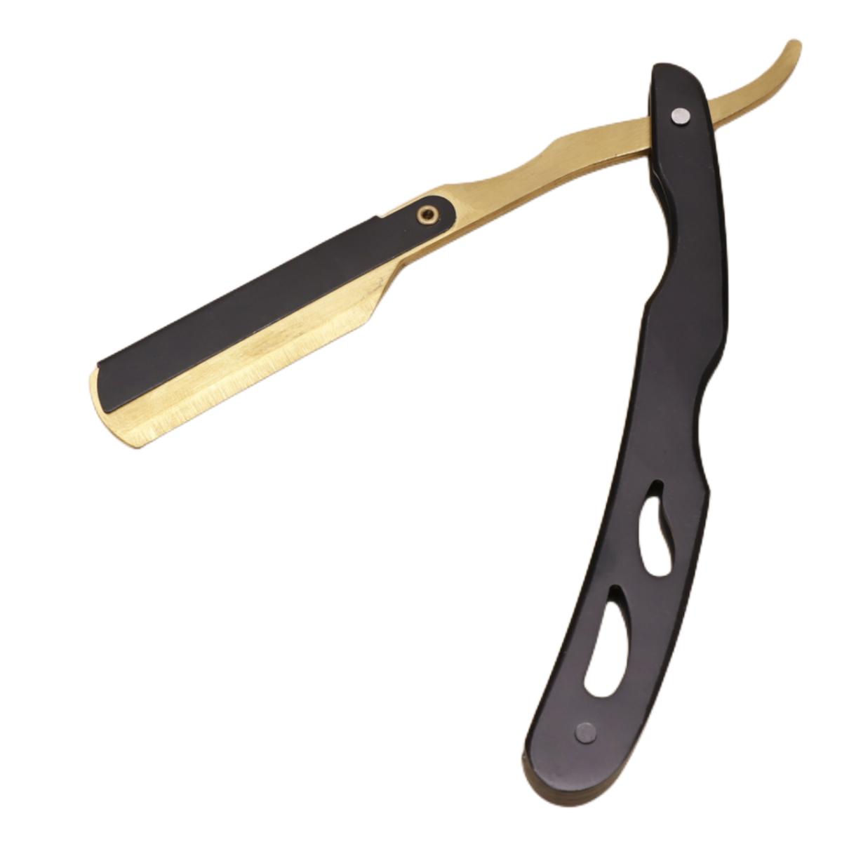 

Ручная бритва для парикмахера, стойка для бритвы из нержавеющей стали, мужской нож для бритья, профессиональная бритва с прямым лезвием, парикмахерский нож для бороды