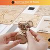 Robotime 3D Puzzle Wooden Puzzle Craft Gift Toy Educational Toy for Boys Girls Adults Preschool Gift New Year Birthday Christmas Present Gift Drum Set