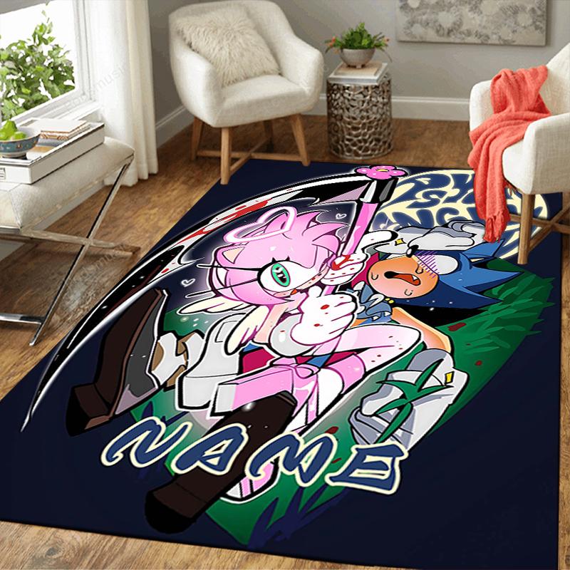 Custom 1Pc Sonic Adventure Heroic Journey Rug Office Carpet Indoor Outdoor Entrance Doormat Nonslip Soft And Comfortable Living Room D2915340