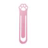 DYS Cat Paw Bookmark, 3D Printed One-Piece Mold, Elastic Stable Hold Hollow Book Clip for Reading Accessory