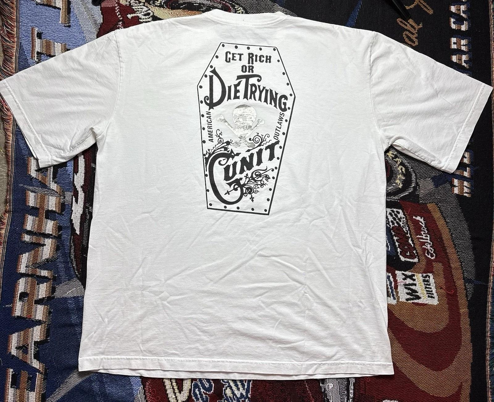 Vintage 50 Cent G-Unit Shirt Get Rich Or Die Trying 2XL Streetwear 3XL