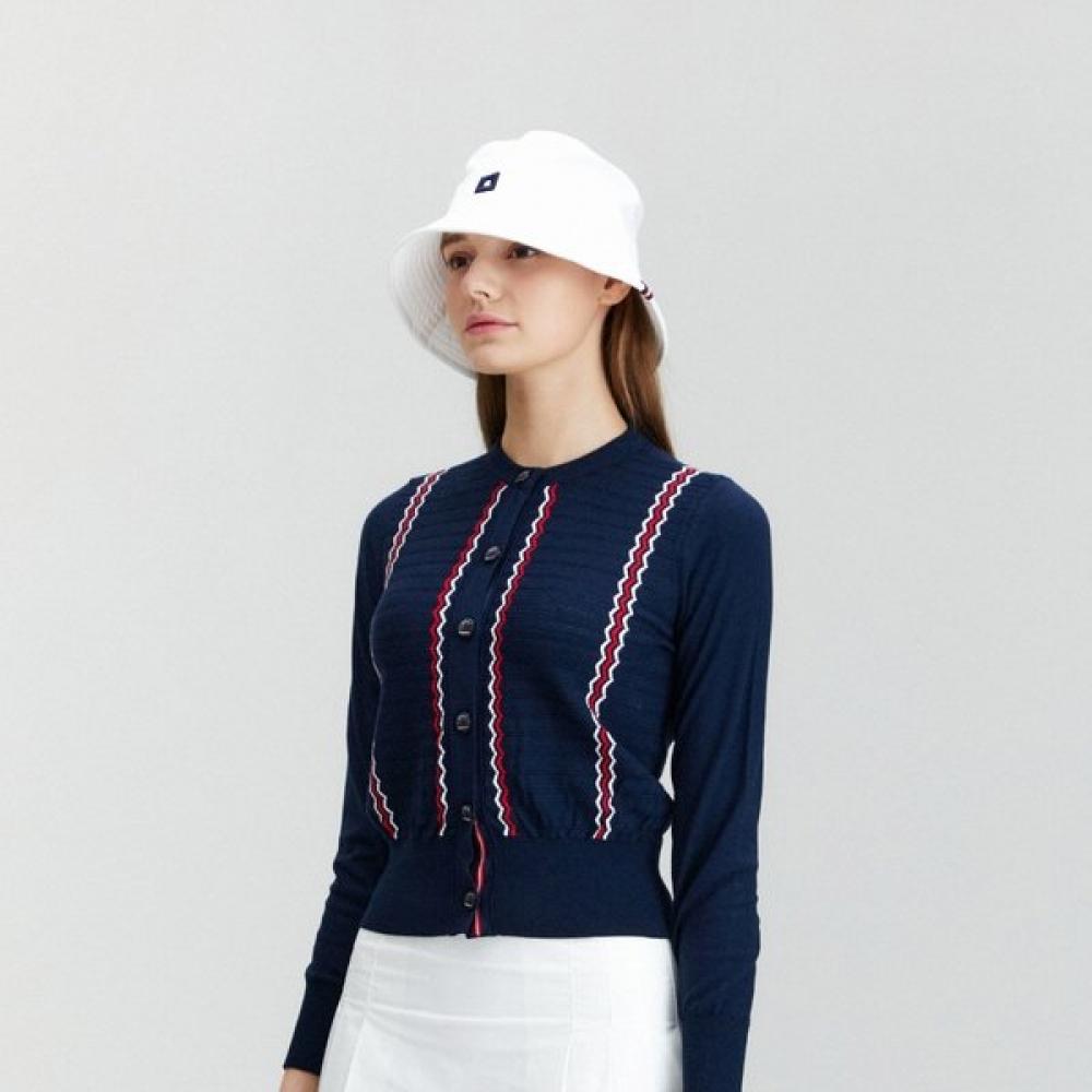 ONOFF Women S Zigzag Point Cardigan Of2823la