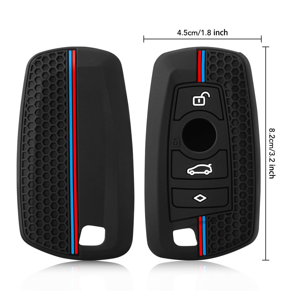 Silicone Car Key Case Keychain Cover For Bmw 1 2 3 4 5 6 7 Series X1 X3 X4 X5 X6 F36 F25 F26 F30 F34 F10 F07 F20 Z10 G30 F15 F16