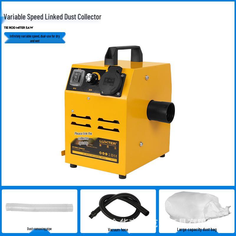 LUXTER Portable Dust Collector with Infinitely Variable Speed for Wet/Dry Woodworking