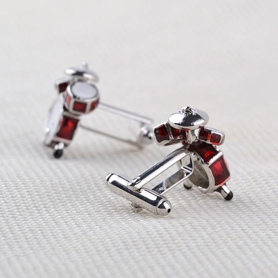 1 Men Wear Cufflinks Drum Shape Pair Banquet Attire Accessories