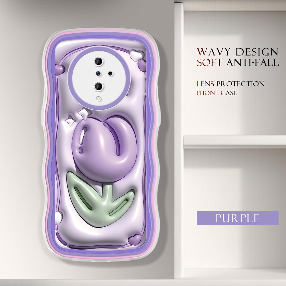 

Модный мягкий волнистый чехол для телефона с рисунком из мультфильма, защита камеры, противоударный чехол для мобильного телефона Vivo Vivo Y22