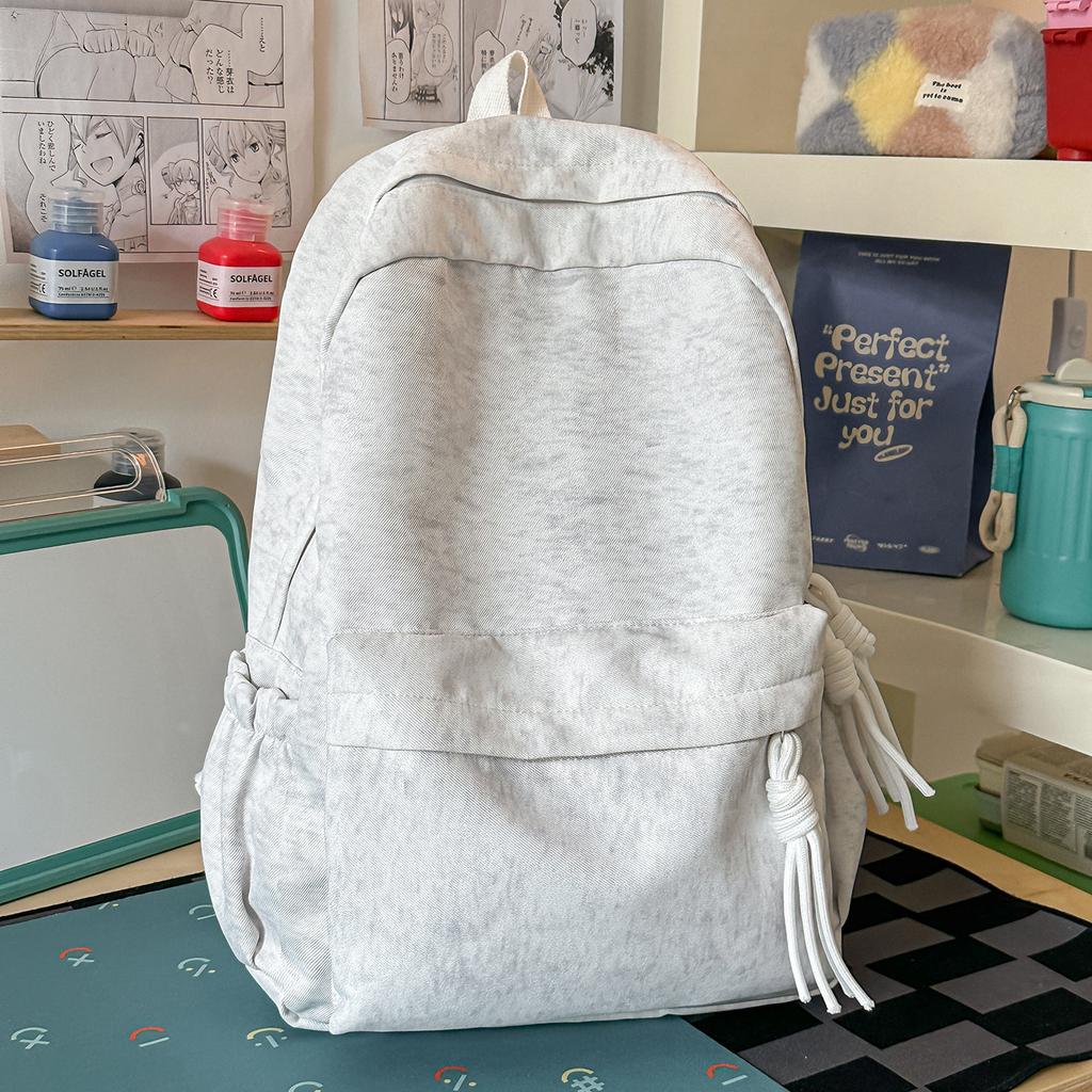 Schoolbag1011 New Star Backpack Female Korean Version Ins Style Simple Casual Student Schoolbag Large Capacity Travel Backpack
