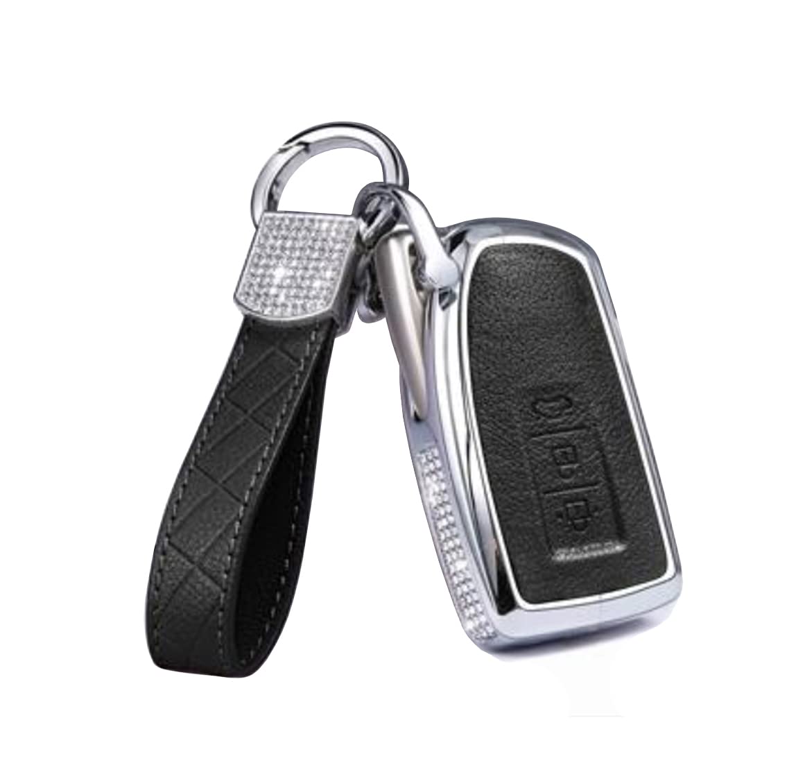 

Брелок-чехол для лыж Lexus с украшением из циркониевого кристалла, эксклюзивный, сменный, роскошный, оригинальный, ультралегкий, для предотвращения царапин, подарок [BH-store] чёрный