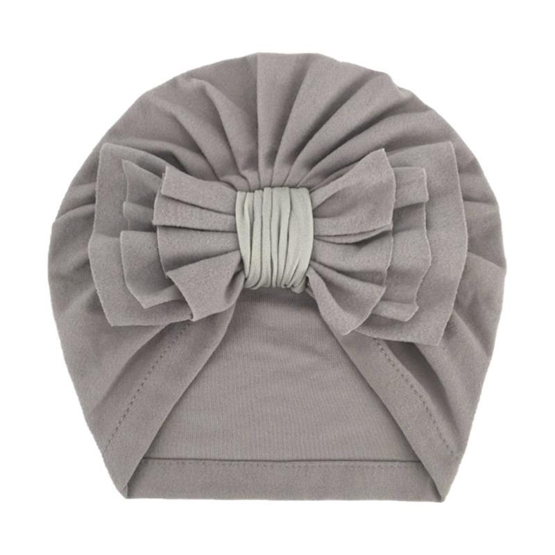 New baby products, baby bow headscarf hat, children's autumn and winter warm hat, girls' hat