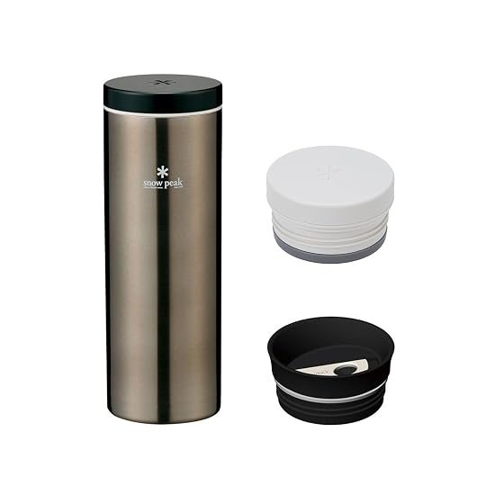 Snow Peak System Bottle 500 Dark Silver TW-071R-DS