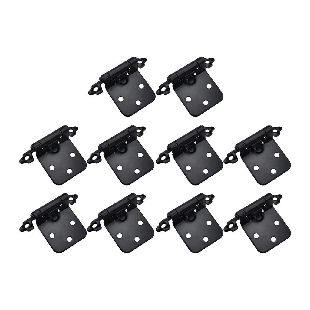 10Pcs Self Closing Hinges Soft Close Heavy Duty Face Mount Spring Hinges Furniture Hardware Accessories Kitchen Cabinet Hinges