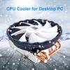 SNOWMAN 4 Heat Pipes CPU Cooler 120mm PWM 4 Pin PC Radiator Quiet Cooling Fan