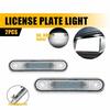 2X Clear White LED Tag License Plate Lights For Mercedes-Benz W124 W201 W202 EOA