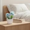 Mini Artificial Potted Plant Low Maintenance Small Fake Flower Pot Small Fake Flower In Pot Perpetually Lively for Office