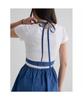 8SECONDS Apron Midi Dress Blue