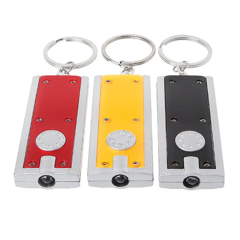 

Мини-супер яркий свет светодиодный фонарик пластиковые одиночные фонарики с брелоком