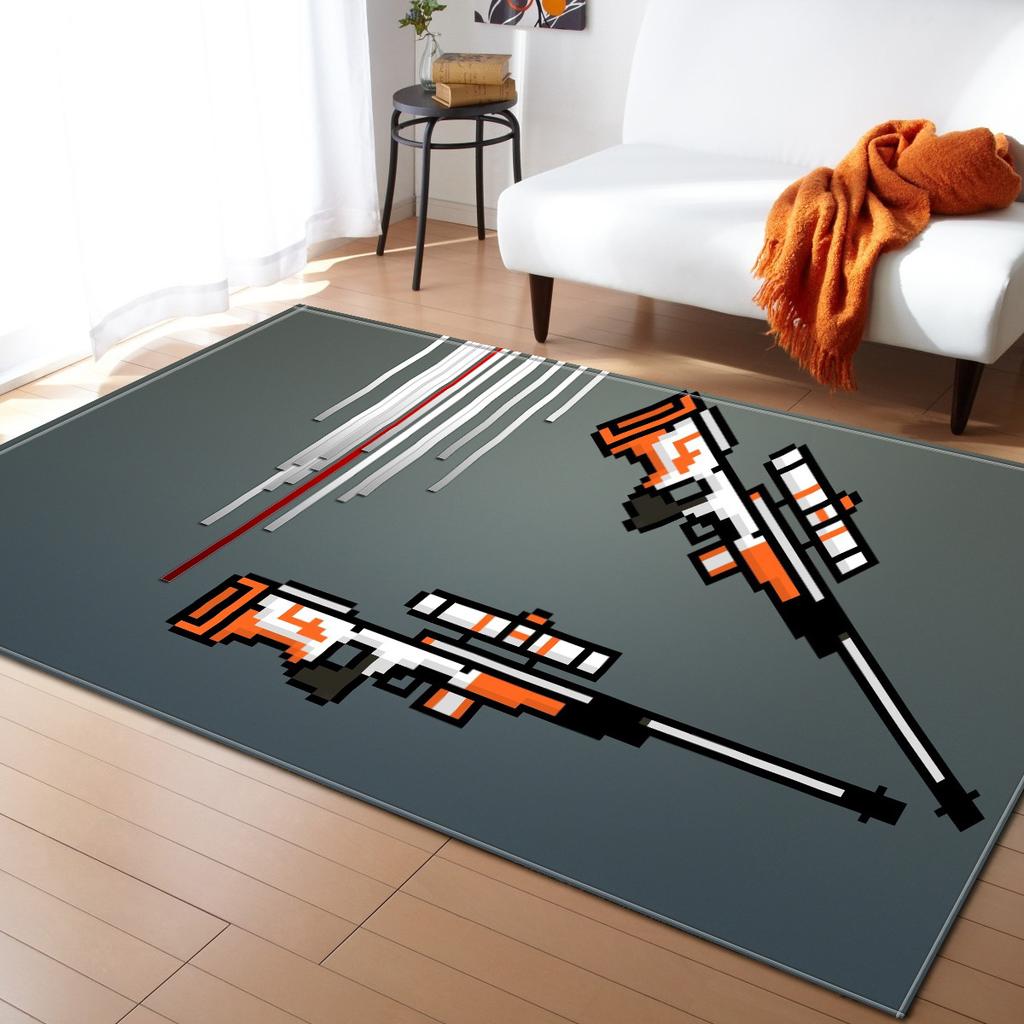 Creative Living Room Carpet Bedroom Dining Room Floor Mat Pattern Size