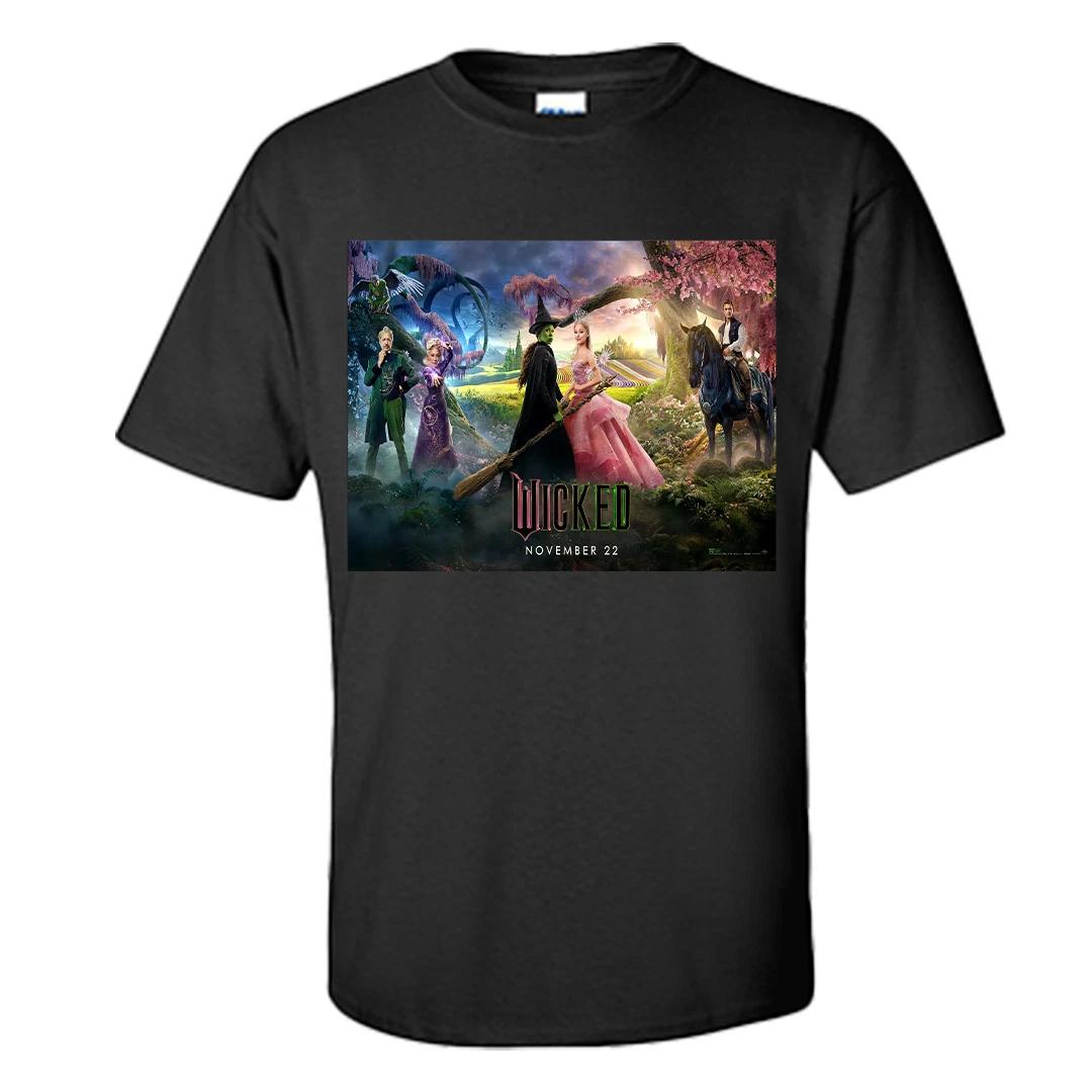 Wicked The Musical T Shirt Wicked Poster Shirt Ariana Grande Tee S-XXXL L