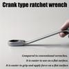 6 In1 Multifunctional Torque Double Head Reversible Ratchet Combination Spanner Set Chrome Vanadium Steel Ratchet Folding Wrench