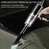 Car Handheld Vacuum Cleaner 120W Cordless Auto Mini Vacuum High Suction Cleaning Tool For Home Car Desktop And Other Places