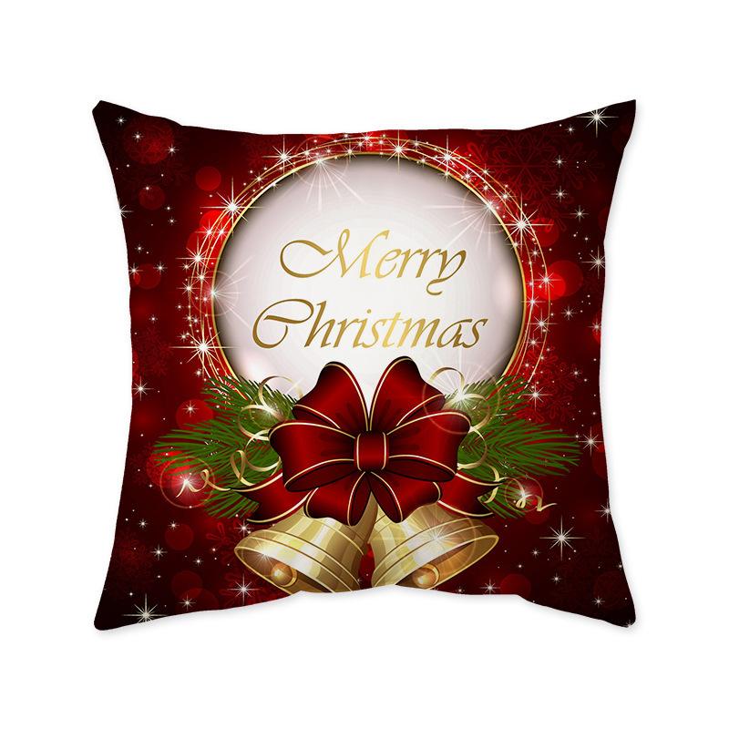 Christmas Festive Cushion Pillow Cover Ins Style Fashionable Bedroom Living Room Sofa Decorative Pillow Cover