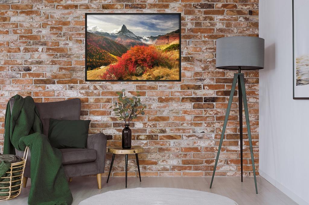 Picture Poster In a Frame 43x33 Cm Switzerland P937
