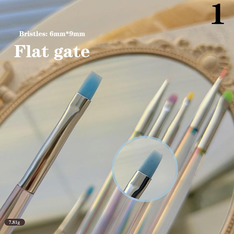 

Ручка для дизайна ногтей Aurora Прозрачная кисть для рисования Кисть для наращивания УФ-гелем Ручка для резьбы Инструмент для маникюра своими руками Кисть для ногтей