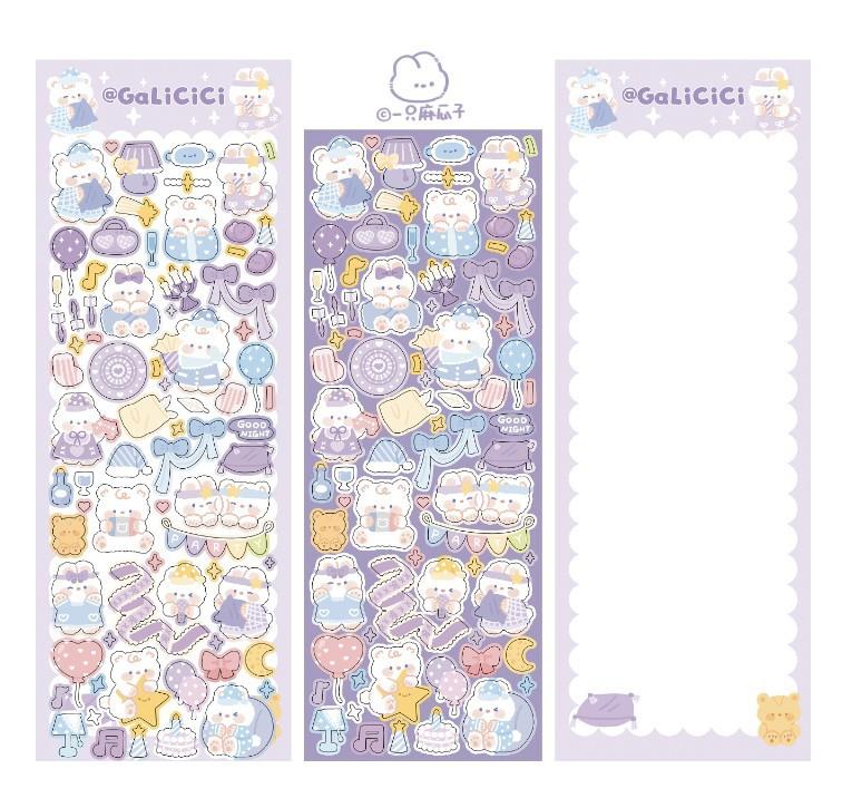 Корейский популярный милый мультяшный милый кролик goo карта наклейка DIY материал рука — фото 3
