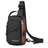 Adjustable Strap Men's Chest Bag USB Charging Port Shoulder Crossbody Bag  Running