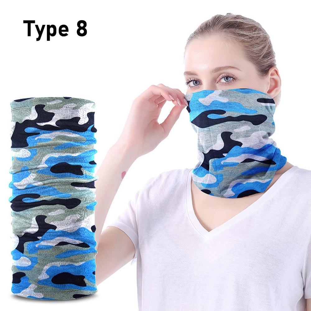 Bandana Magic Neck Scarf UV Protection Multi-style Printing Cycling Scarfs Shield Mask UV Face Mask Outdoor Climbing Hiking