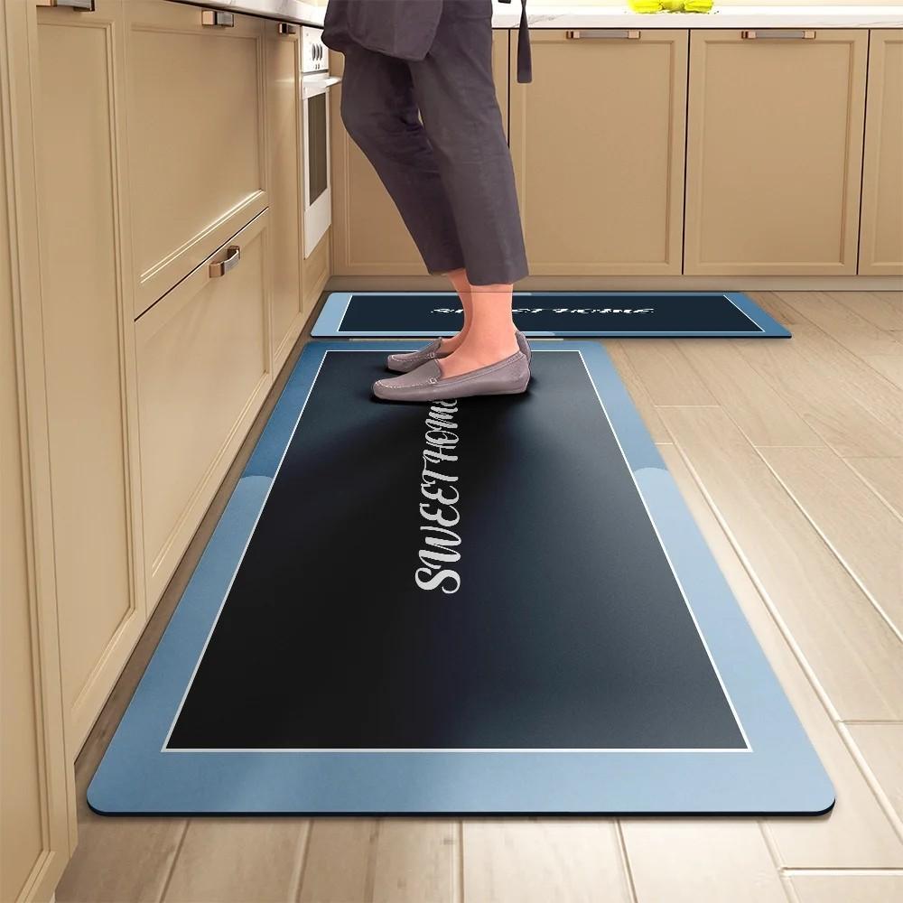 Simple Diatom Mud Floor Mat Household Kitchen Floor Mat Can Be Cut, Quick-Drying, Dirt-Resistant, Non-Slip And Easy To Take Care Of Foot Mat 40*60cm