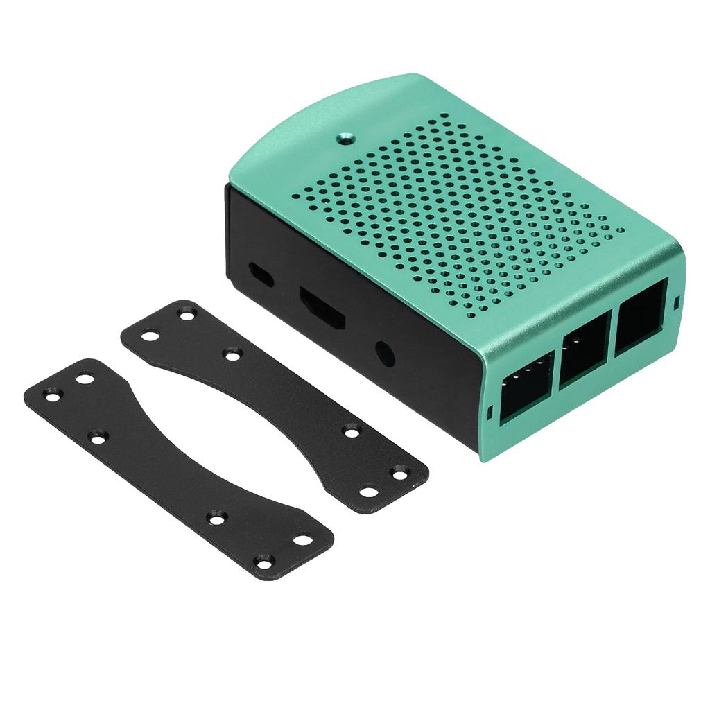 Heat Dissipation Enclosure Aluminum Alloy Protective Case with Fan for Raspberry Pi 2 3 B B+