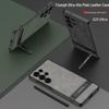 Samsung S25 Ultra Leather Case: Slim, Anti-Fall, Cross-Border Stand Protective Cover