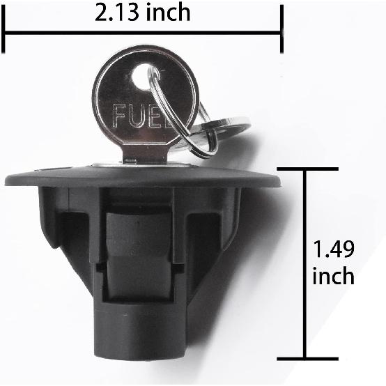 Fuel Locking Gas Cap For Ford Edge Escape Expedition Explorer F150 Fiesta Flex Focus Fusion Taurus, Replace 4584554AF, 8U5Z9C268B, AE8Z9034C