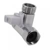 Zinc Alloy Tee Stop Valve Angle T Adapter For-Bidet Handheld Sprayer Toilet Tank