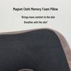 U-shaped Memory Foam Travel Neck Pillow with Magnetic Fabric for Airplane Comfort