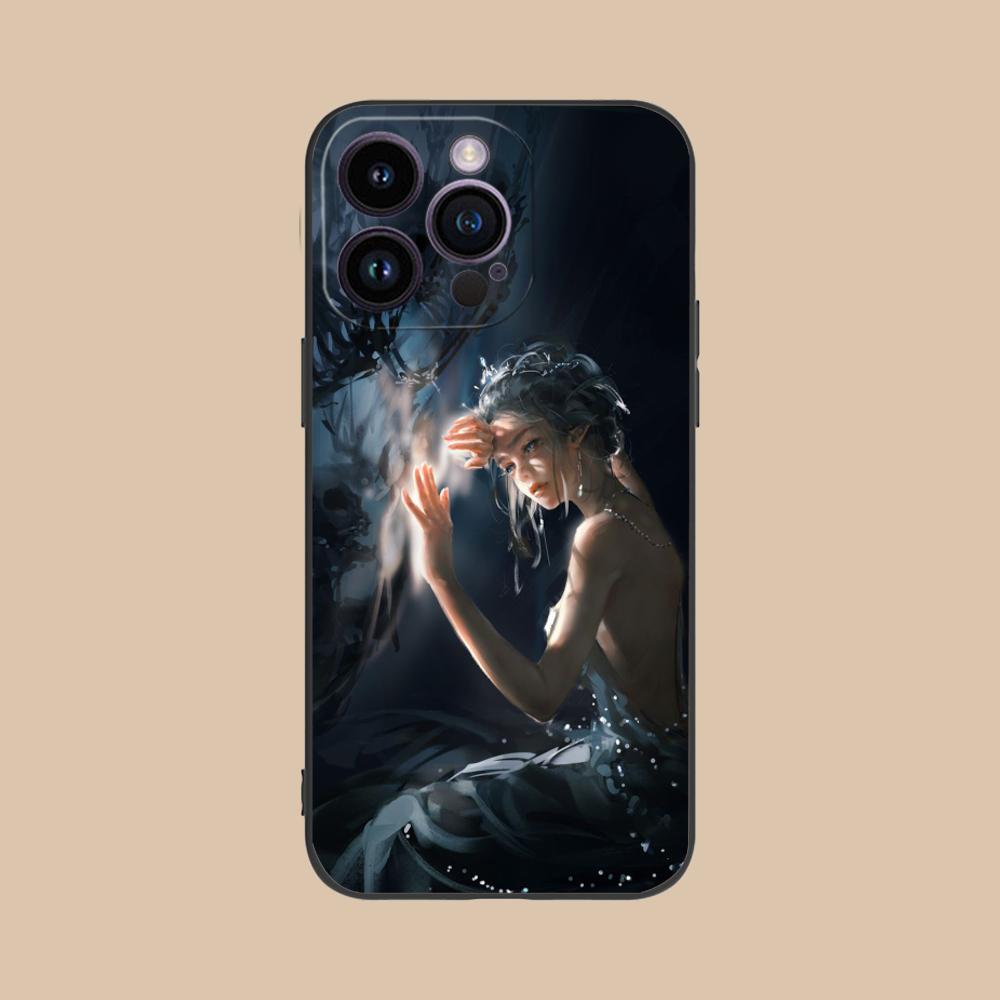 Anime Ghostblade Mobile Phone Case for iPhone 17 16 15 14 13 12 11 X XR XS 8 7 Air Pro Max Plus Mini Colorful Cover Cover Luxury