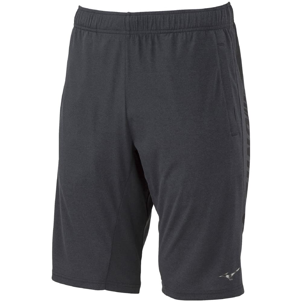 Mizuno Training Black Size S Men's Shorts, Sweat-Wicking, Quick-Drying, Heather, (32MD2055)