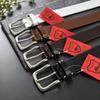 [HANG OVER] Tochigi Leather Belt for Men, Genuine Leather, 35mm, Single Piece Leather, Plain, Made In Japan, 2609-3506 (Brown)