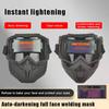 Auto Darkening Welding Helmet Welder Protector Helmet Detachable Welding Mask Head-mounted Breathable Welding Protector Helmet