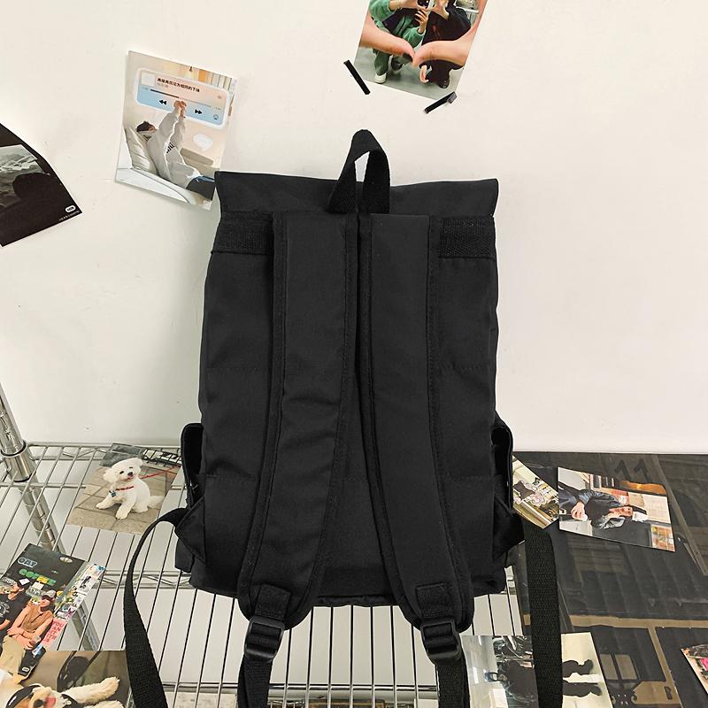 Men Women Backpack Student Large Capacity Schoolbag Travel Computer Bag