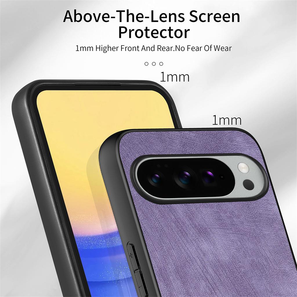 For Google Pixel 10 Pro XL Case Shockproof Slim Retro Leather Phone Back Cover