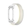 2 IN 1 Metal Protective Frame Case + Nylon Woven Watch Strap Adjustable Sport Replacement Wrist Bracelet Accessories For Google Fitbit Air