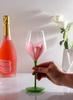 Kreative Bemalte Tulpe Hohe Cocktailgläser Blume Kristall Saft Champagnergläser Rotweingläser Hausgemachtes Trinkgeschirr