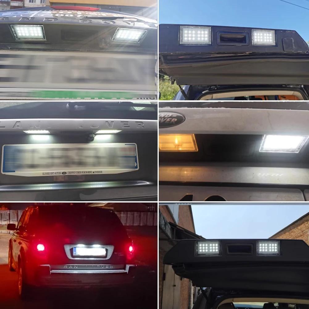 1-2Pcs Canbus Car LED License Plate Lights For Land Range Rover L320 Discovery 3 4 LR3 LR4 Freelander LR2 Number Plate Lamps