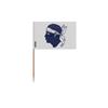 Toothpick Flag of Corsica - 10 Cm - 100 Pieces - Adhesive Plastic - Bamboo Stick -