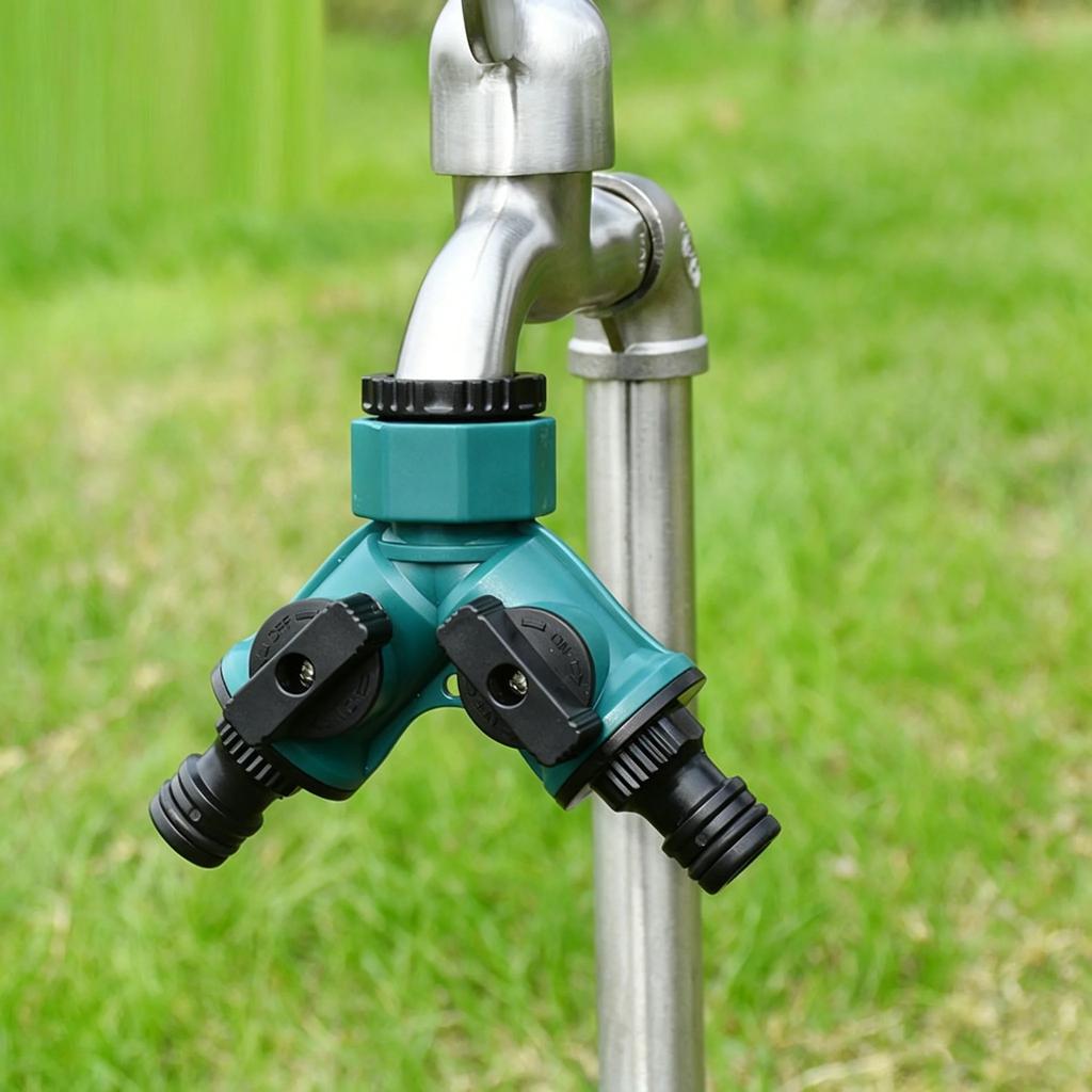 Faucet Connector Garden Accessories Water Distributor 4 Way Watering Supplies Irrigation Fittings Tool Hose Splitter System Home